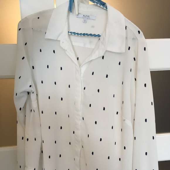 Alfred Sung blouse and shirt set - Picture 2 of 5